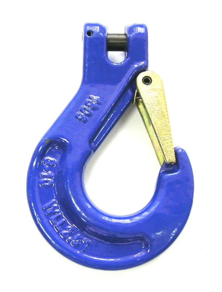 ⁨PIN SLING HOOK WITH SAFETY G10 8MM WLL⁩ at Wasserman.eu