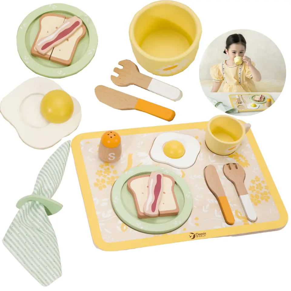 ⁨CLASSIC WORLD Wooden Breakfast Set 13 pcs.⁩ w sklepie Wasserman.eu