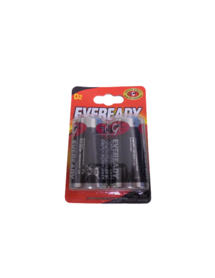 ⁨Bateria cynkowo-węglowa Eveready D (R20) 2 szt.⁩ w sklepie Wasserman.eu