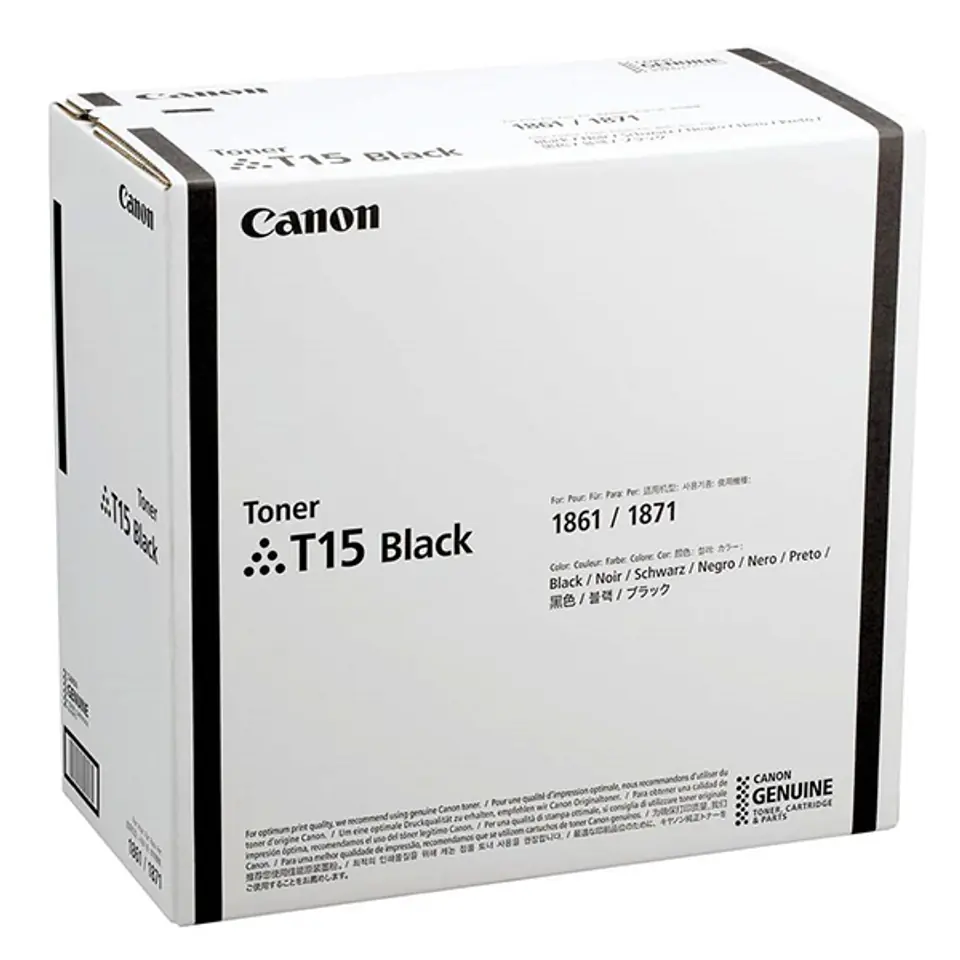 ⁨Canon oryginalny toner T15 BK, 5818C001, black, 42000s⁩ w sklepie Wasserman.eu