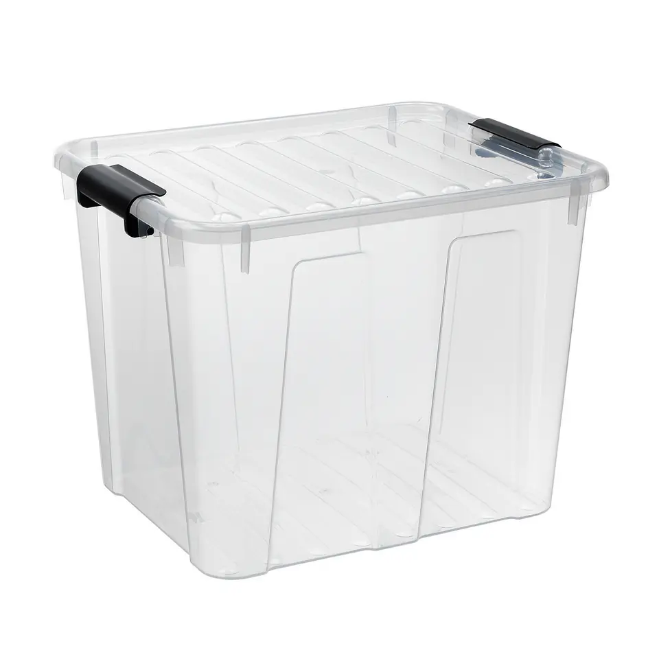 ⁨POJEMNIK DO PRZECHOWYWANIA Z POKRYWĄ HOME BOX 40L⁩ w sklepie Wasserman.eu