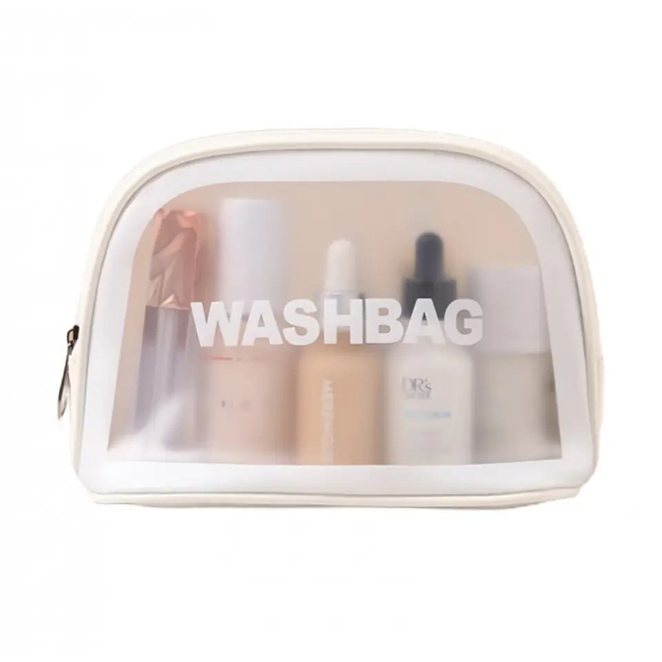 ⁨Kosmetyczka rozkładana WASHBAG kuferek biel KS47B⁩ w sklepie Wasserman.eu