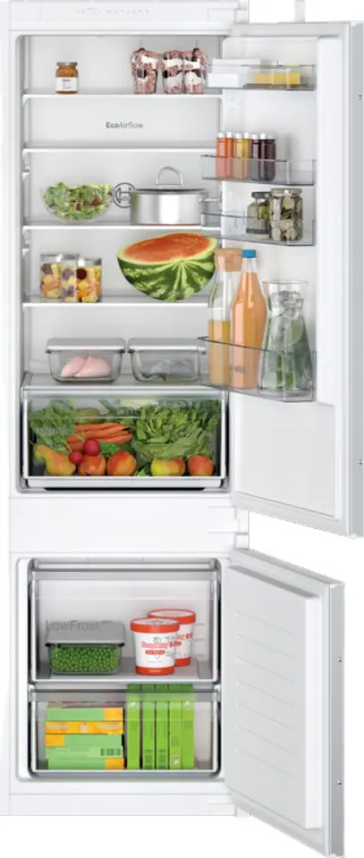 ⁨Bosch Serie 2 KIV87NSE0 fridge-freezer Built-in 270 L E White⁩ at Wasserman.eu