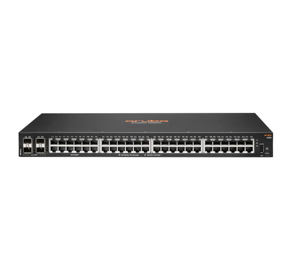 ⁨Hewlett Packard Enterprise Aruba 6000 48G 4SFP Managed⁩ w sklepie Wasserman.eu