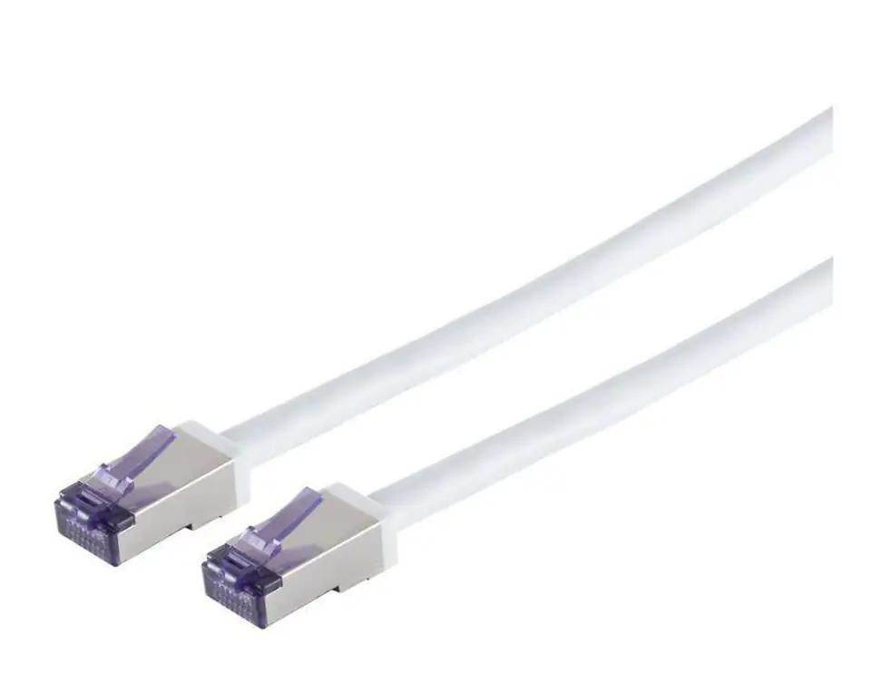 ⁨Lanview HIGH-FLEX Cat6a S/FTP White 5m⁩ w sklepie Wasserman.eu