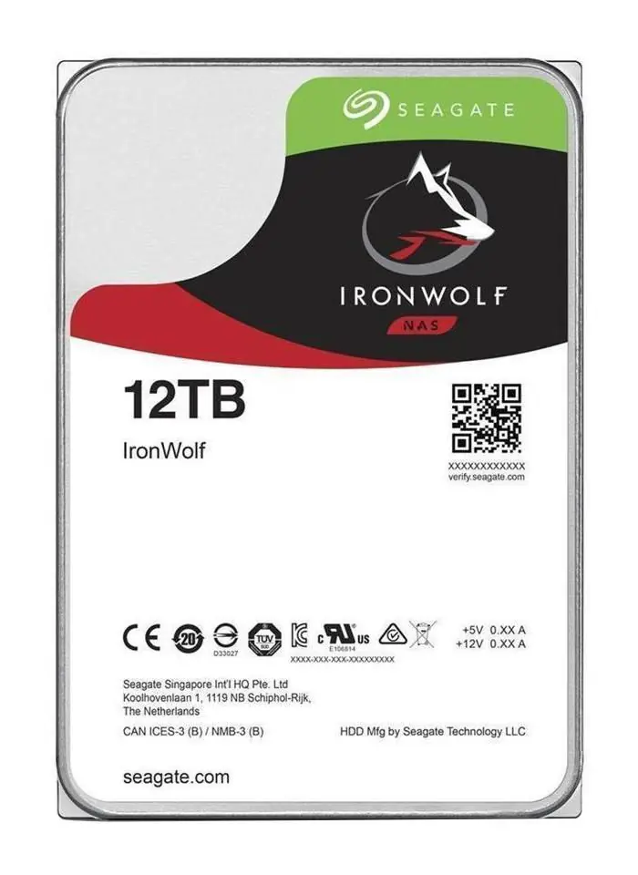 ⁨Seagate IronWolf 12 TB SATA 6Gb/s 7200⁩ w sklepie Wasserman.eu