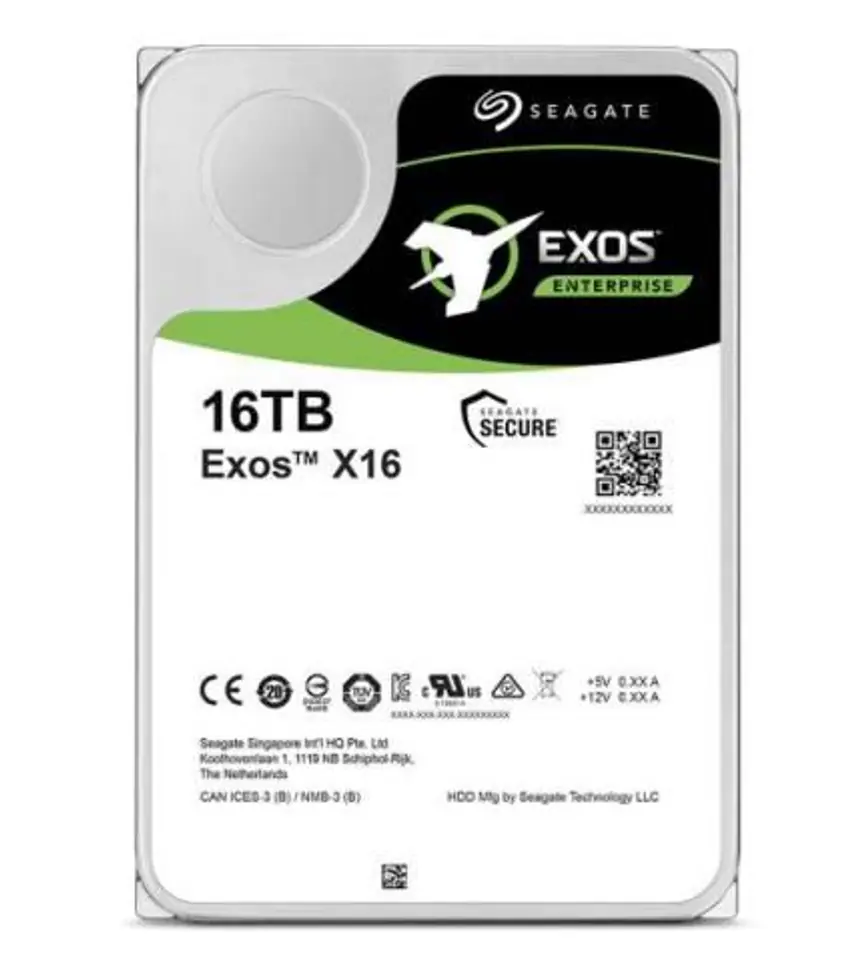 ⁨Seagate EXOS X16 16TB SATA4 7200RPM⁩ w sklepie Wasserman.eu