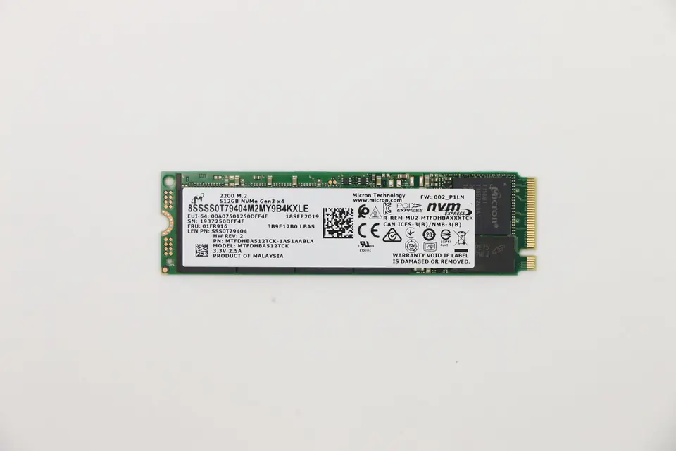 ⁨Lenovo 512GB M.2 PCIe NVMe SSD⁩ w sklepie Wasserman.eu