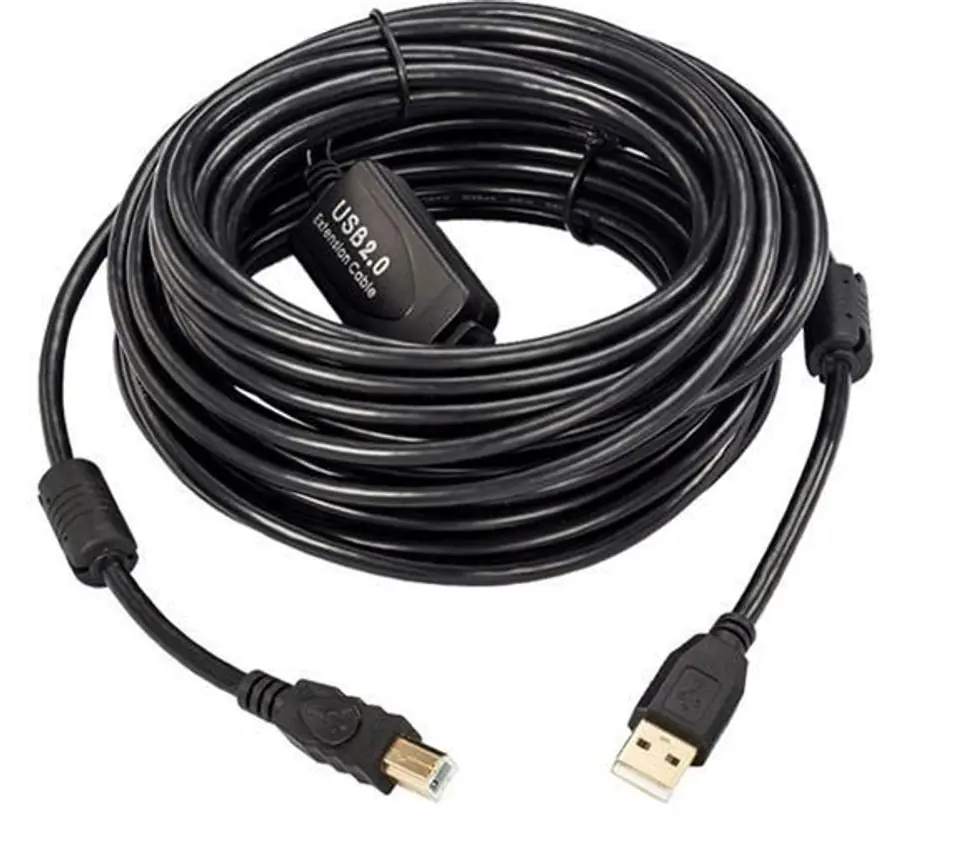 ⁨MicroConnect Active USB 2.0 A-B Cable, 15m⁩ w sklepie Wasserman.eu