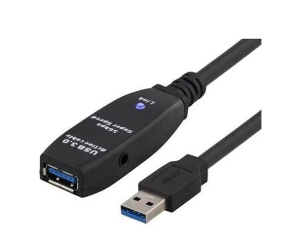 ⁨MicroConnect Active USB 3.0 cable, A-A M-F⁩ w sklepie Wasserman.eu