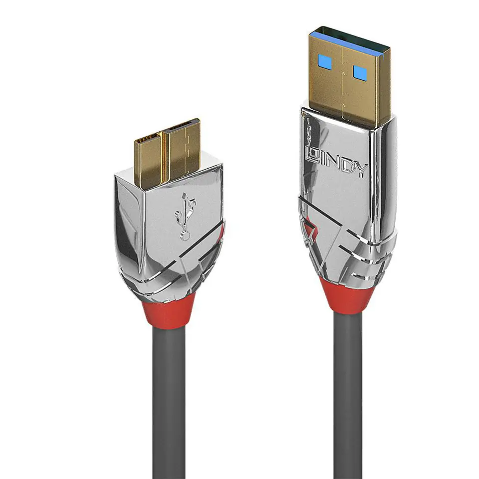 ⁨Lindy 3m USB 3.2 Type A to Micro-B⁩ w sklepie Wasserman.eu