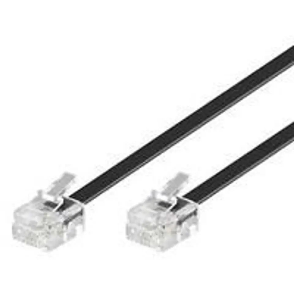 ⁨MicroConnect ModularCable RJ11 4P/4C 3m⁩ w sklepie Wasserman.eu