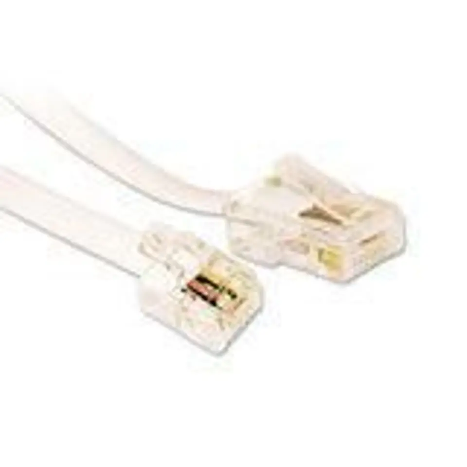 ⁨MicroConnect RJ11-RJ45 2M M/M White⁩ w sklepie Wasserman.eu