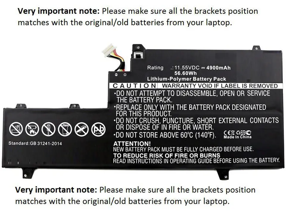 ⁨CoreParts Laptop Battery for HP 57Wh⁩ w sklepie Wasserman.eu