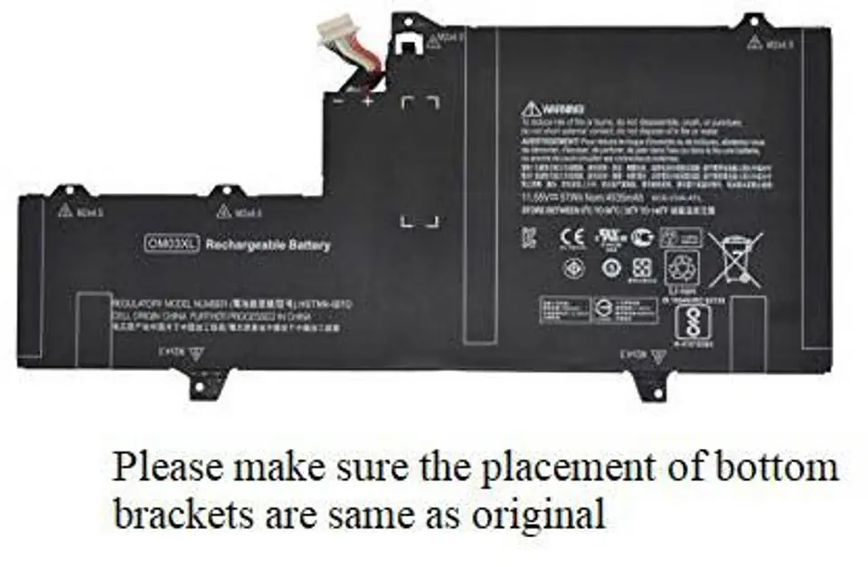 ⁨CoreParts Laptop Battery For HP 54.29Wh⁩ w sklepie Wasserman.eu