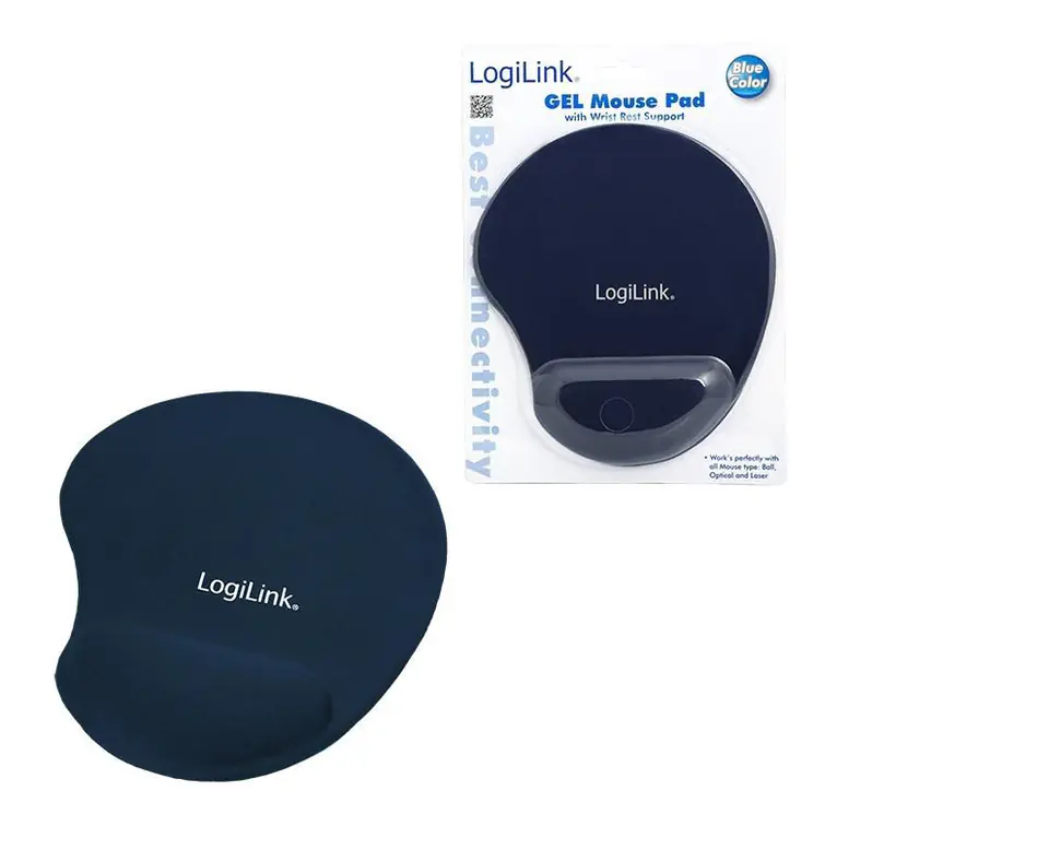 ⁨LogiLink Mousepad with GEL wrist rest⁩ w sklepie Wasserman.eu