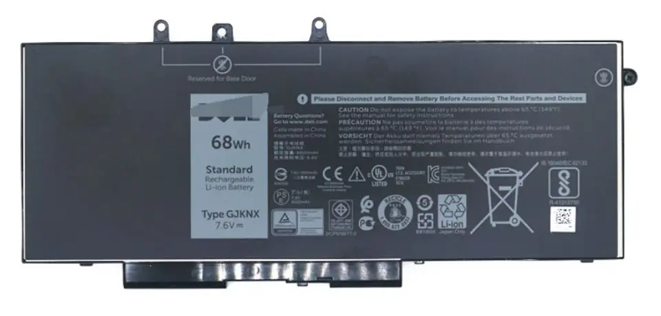 Dell Battery, 68WHR, 4 Cell, w sklepie Wasserman.eu