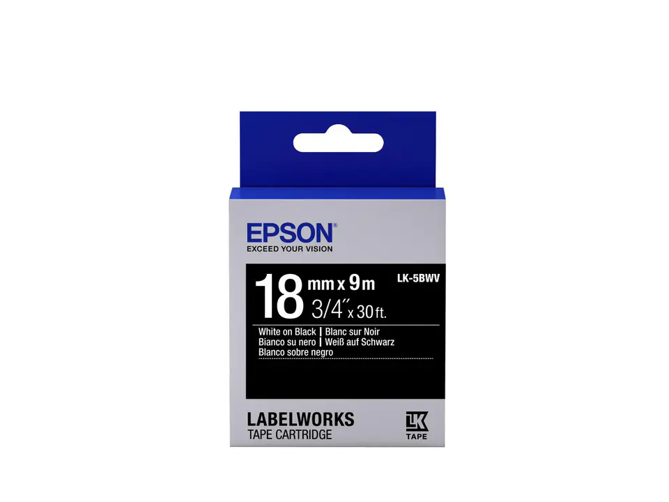 ⁨Epson TAPE - LK5BWV VIVID WH/BLK⁩ w sklepie Wasserman.eu