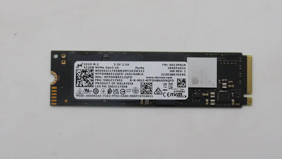 ⁨Lenovo 512GB M.2 PCIe NVMe QLC SSD⁩ w sklepie Wasserman.eu