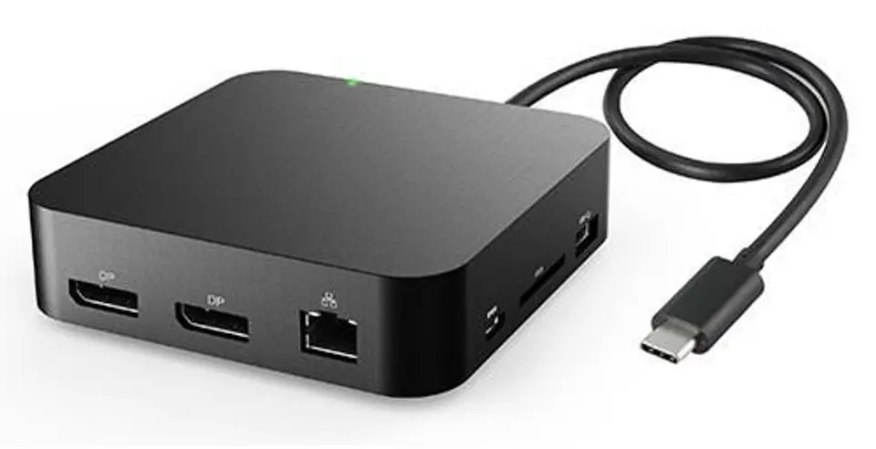 ⁨eSTUFF Dual 2K USB-C Mini Docking⁩ w sklepie Wasserman.eu