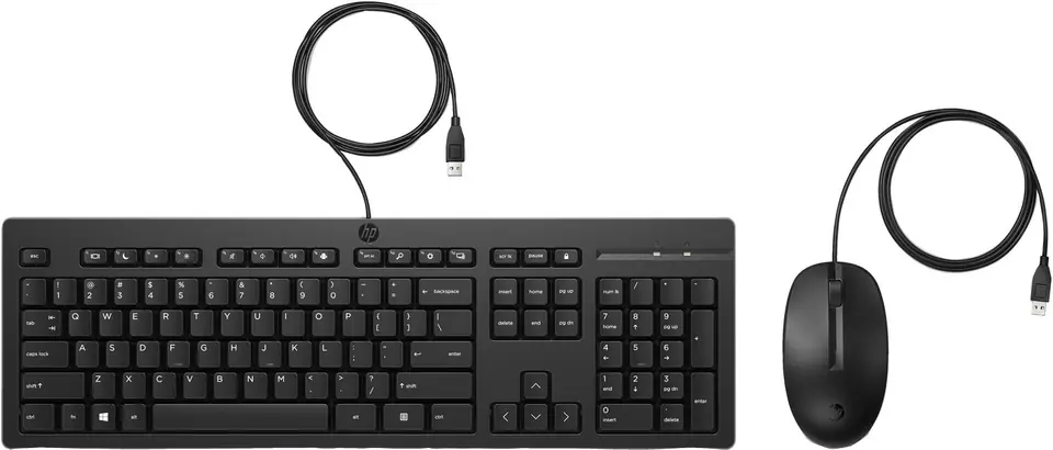 HP 225 Wired Mouse and Keyboard w sklepie Wasserman.eu