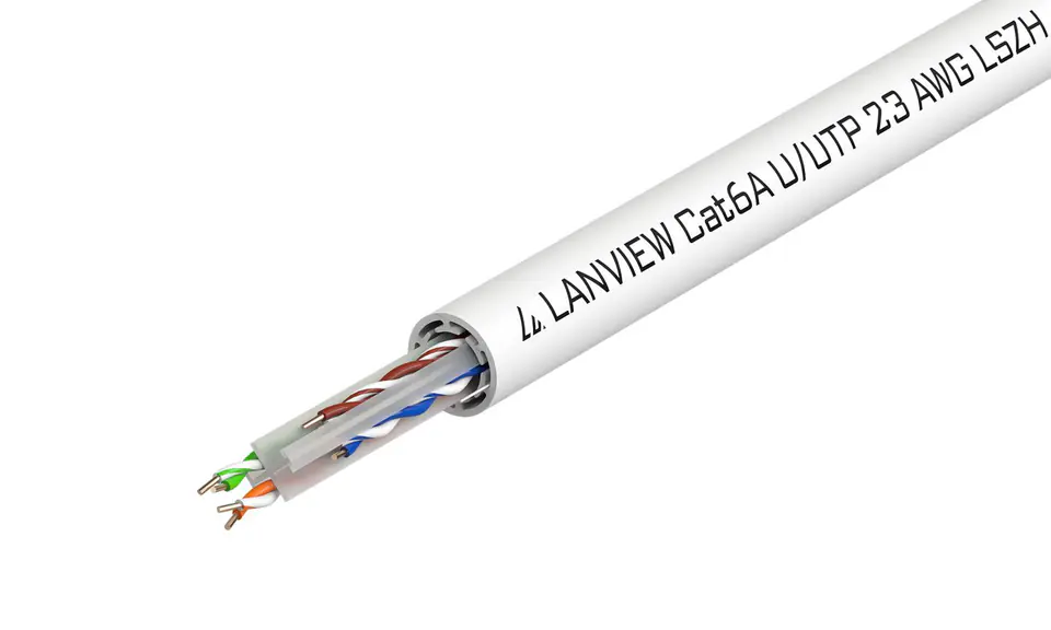 ⁨Lanview Cat6a U-UTP Network Cable⁩ w sklepie Wasserman.eu