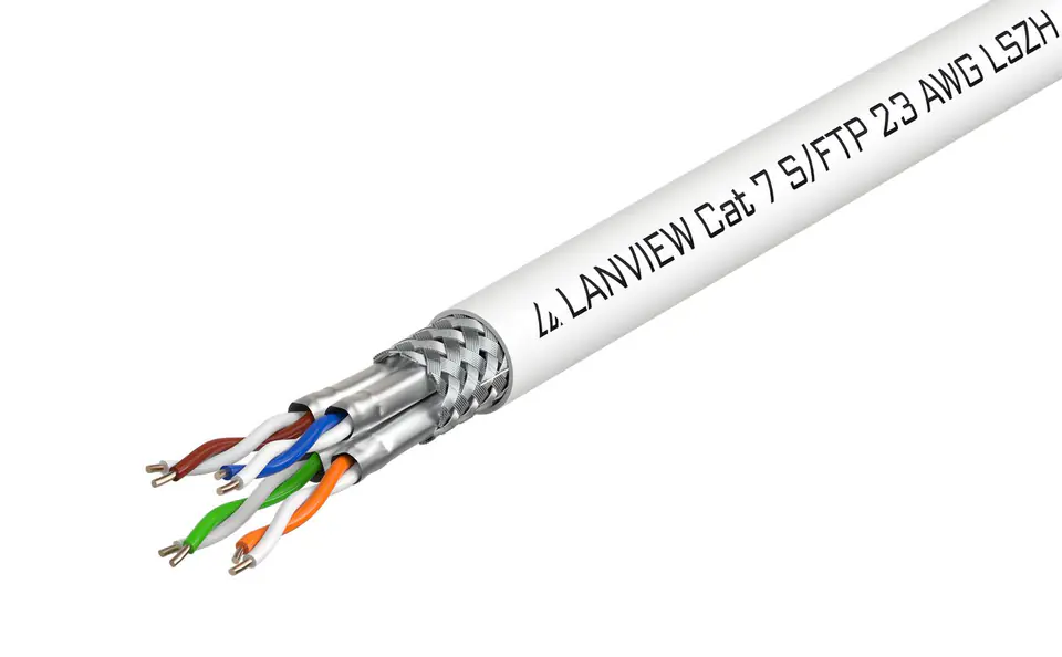 ⁨Lanview Cat7 S-FTP Network Cable⁩ w sklepie Wasserman.eu