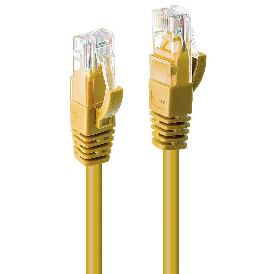 ⁨Lindy 1M Cat.6 U/Utp Cable, Yellow⁩ w sklepie Wasserman.eu