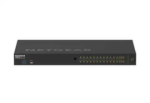 ⁨NETGEAR GSM4230P-100EUS network switch Managed L2/L3 Gigabit Ethernet (10/100/1000) Power over Ethernet (PoE) 1U Black⁩ at Wasserman.eu