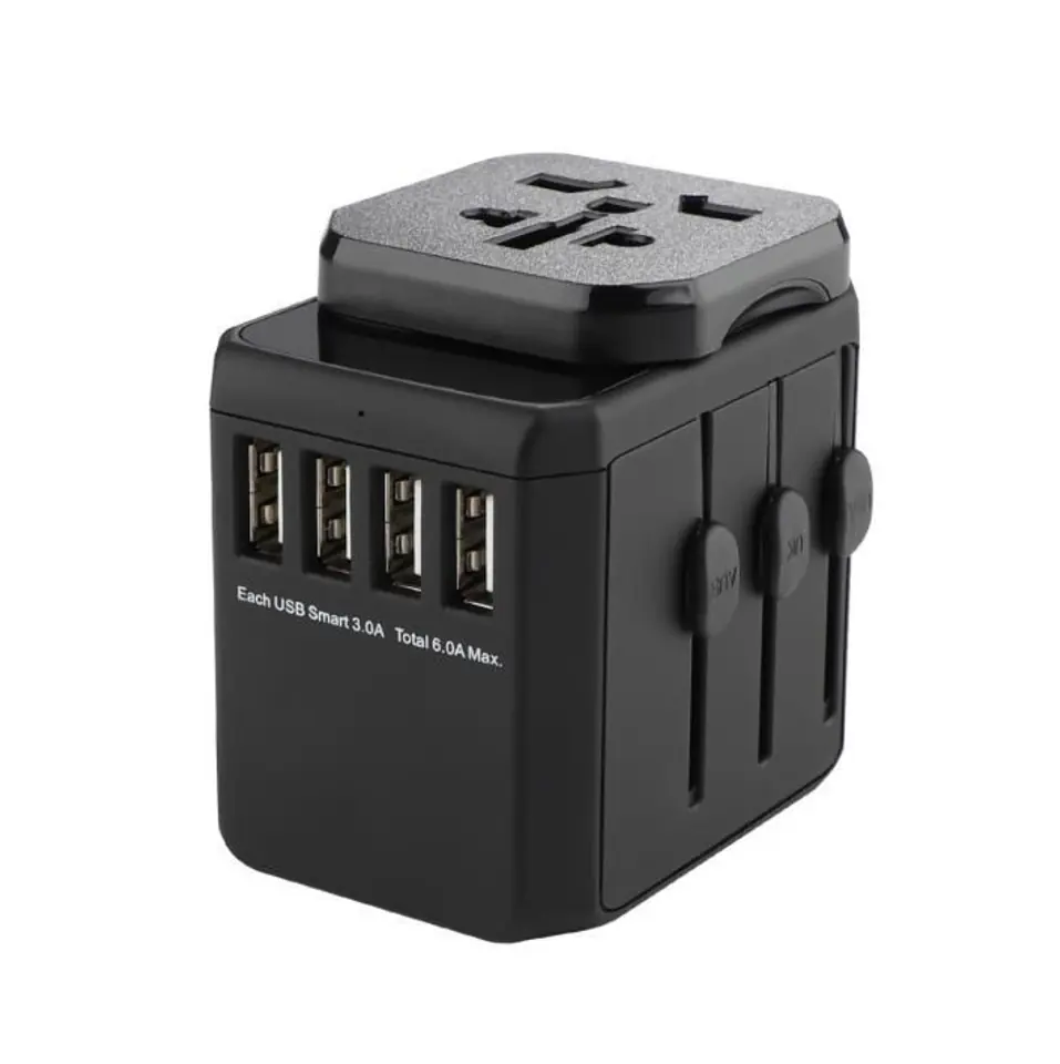 ⁨MicroConnect World Travel Adapter, 4 USB A⁩ w sklepie Wasserman.eu