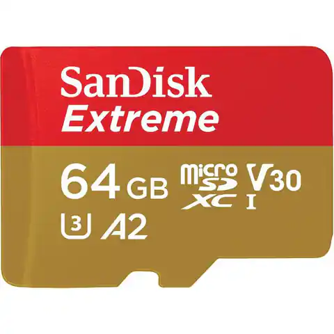 ⁨Sandisk Extreme 64 Gb Microsdxc Uhs-I⁩ w sklepie Wasserman.eu