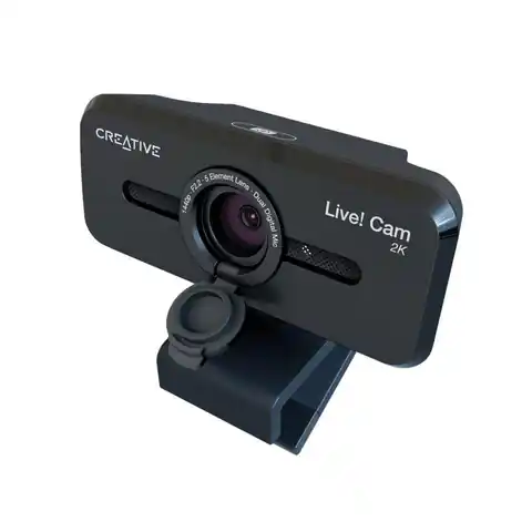 ⁨Creative Labs Creative Live! Cam Sync V3 webcam 5 MP 2560 x 1440 pixels USB 2.0 Black⁩ at Wasserman.eu