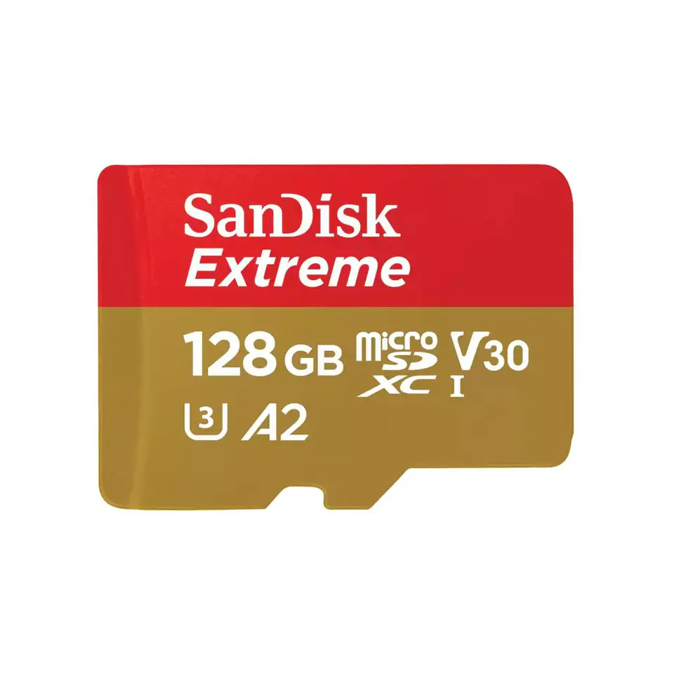 ⁨SanDisk Extreme 128 GB MicroSDXC UHS-I Class 10⁩ at Wasserman.eu