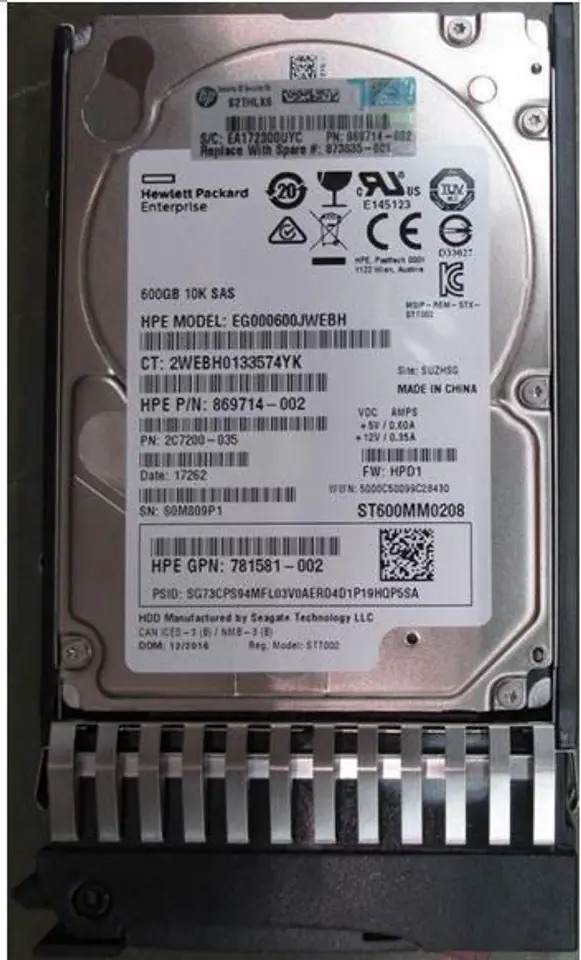 ⁨Hewlett Packard Enterprise HDD 600GB 12G 10K SFF SAS ST⁩ w sklepie Wasserman.eu