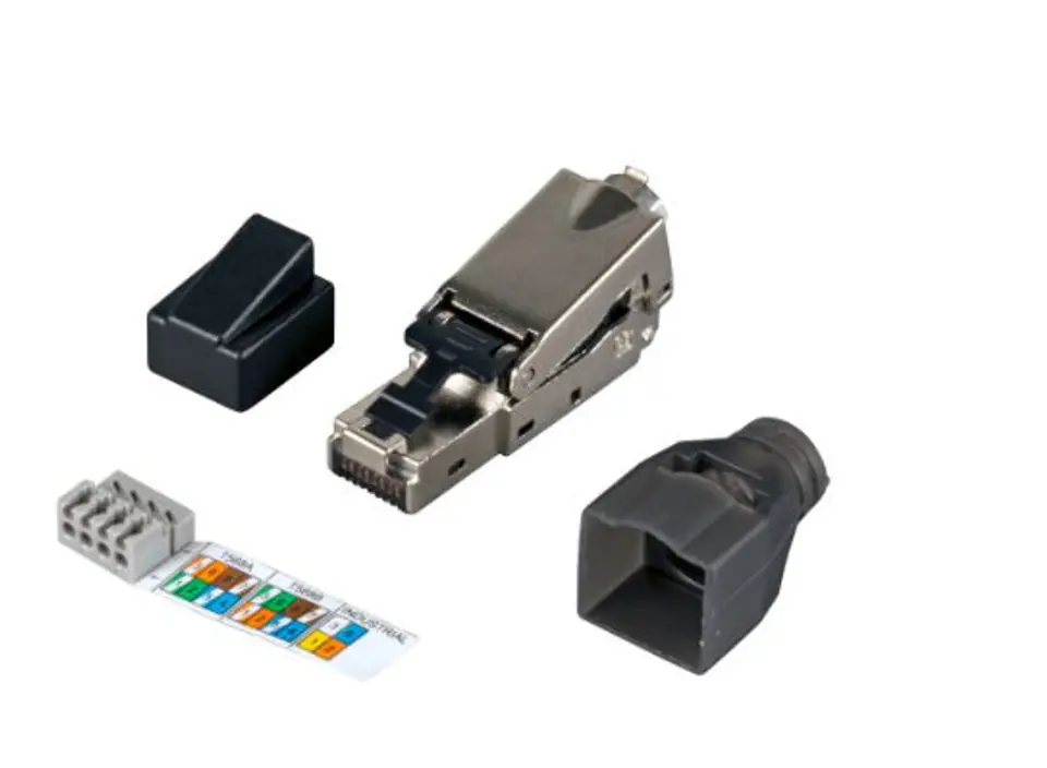 ⁨MicroConnect RJ45 STP Connector CAT6⁩ w sklepie Wasserman.eu