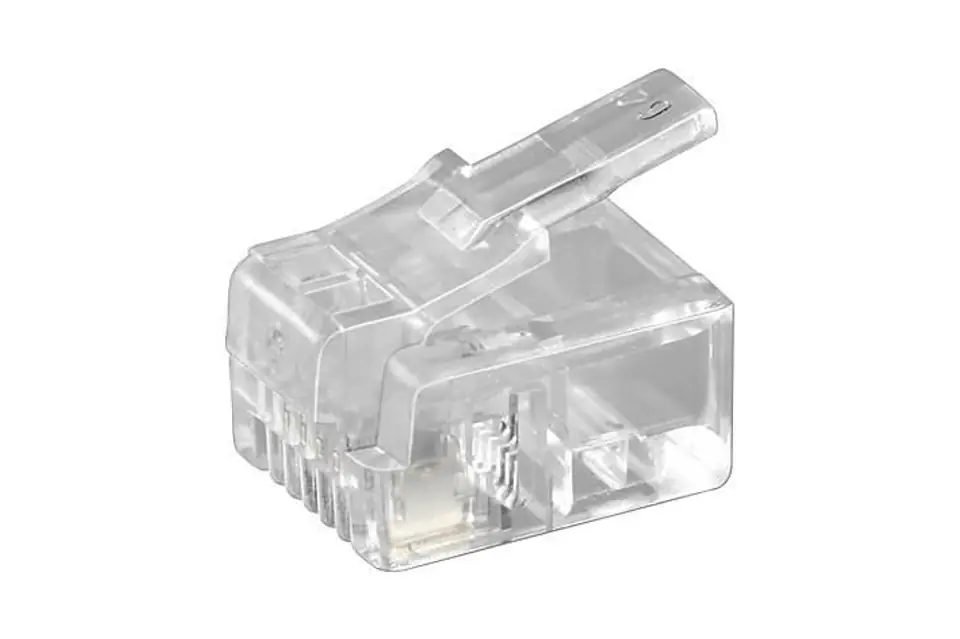 ⁨MicroConnect Modular Plug RJ11 6P4C, 10pcs⁩ w sklepie Wasserman.eu