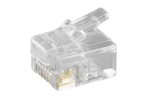 ⁨MicroConnect Modular Plug RJ12 6P6C, 10pcs⁩ w sklepie Wasserman.eu