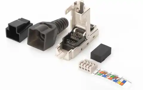 ⁨MicroConnect Tool-free RJ45 CAT6A connector⁩ w sklepie Wasserman.eu