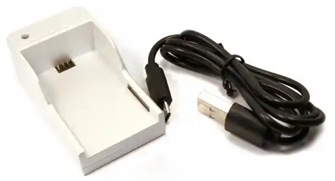 ⁨Ładowarka biała do JJRC 8993W + kabel Micro USB⁩ w sklepie Wasserman.eu