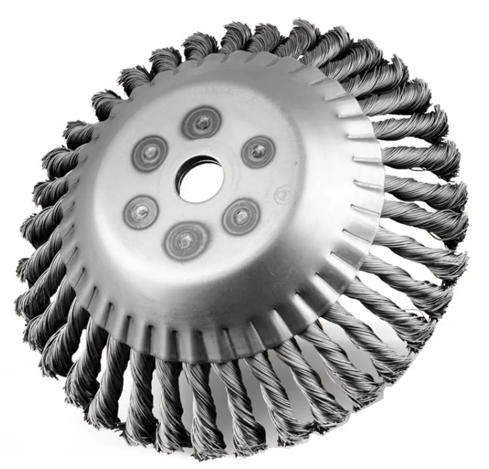 ⁨BRUSH FOR MECHANICAL SCYTHES WIRE SPL. HOLE 20MM FI200MM⁩ at Wasserman.eu
