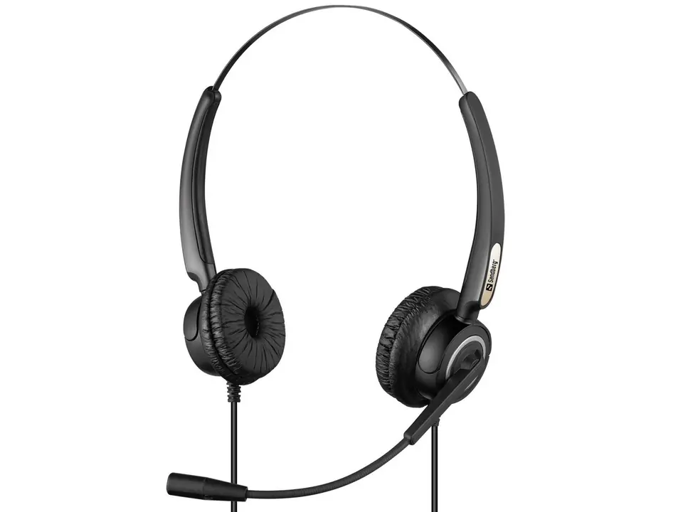 ⁨Headphones with microphone SANDBERG Grey-Black 126-13⁩ at Wasserman.eu