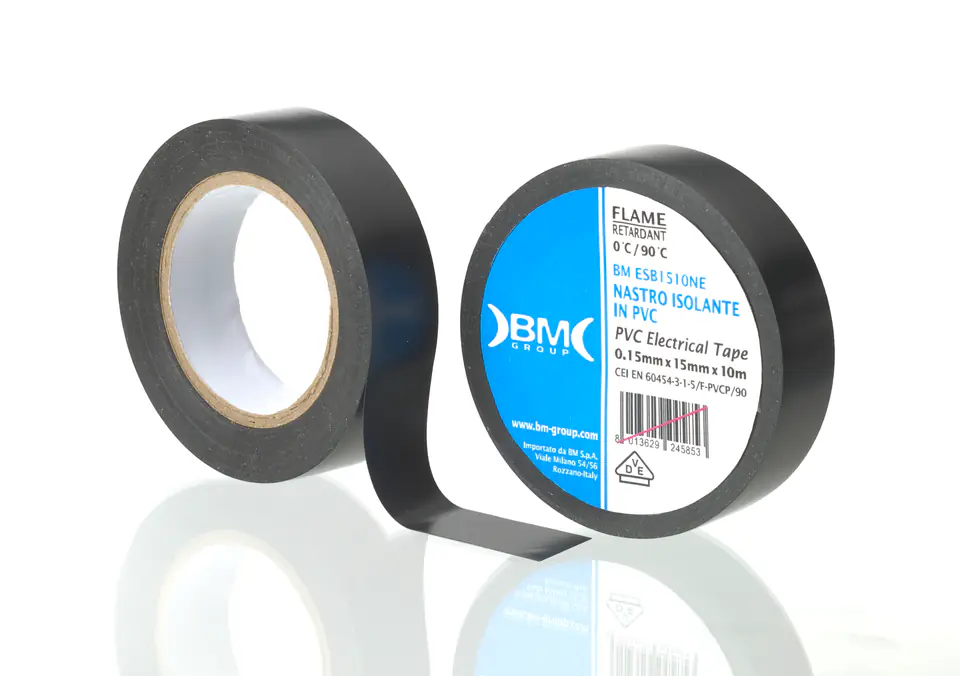 ⁨ELECTRICAL INSULATING TAPE 10M*15MM BLACK⁩ at Wasserman.eu