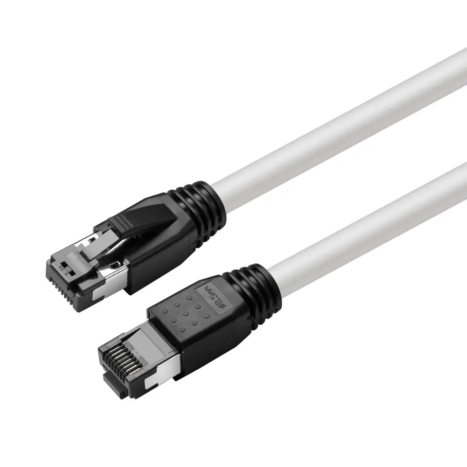 ⁨MicroConnect CAT8.1 S/FTP 5m White LSZH⁩ w sklepie Wasserman.eu