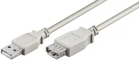 ⁨MicroConnect USB2.0 Extension A-A 1m M-F⁩ w sklepie Wasserman.eu