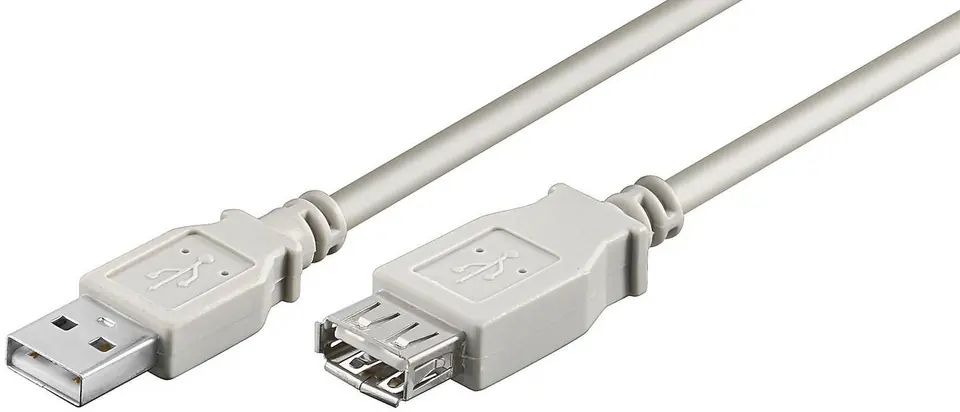 ⁨MicroConnect USB2.0 Extension A-A 0,1m M-F⁩ w sklepie Wasserman.eu