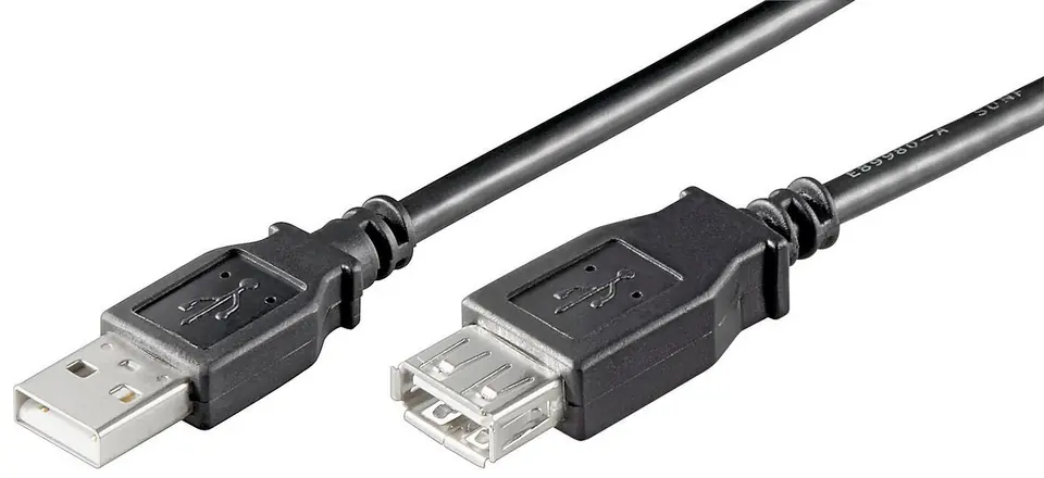 ⁨MicroConnect USB2.0 Extension A-A 0,3m M-F⁩ w sklepie Wasserman.eu