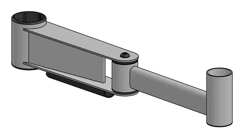 ⁨Ergonomic Solutions SP2, 400mm Elbow Arm, -BLACK-⁩ w sklepie Wasserman.eu