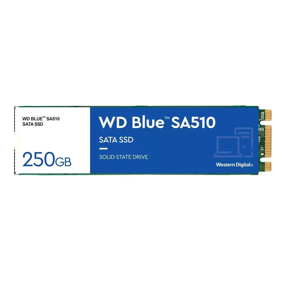 ⁨Western Digital Blue SA510 M.2 250 GB Serial⁩ w sklepie Wasserman.eu