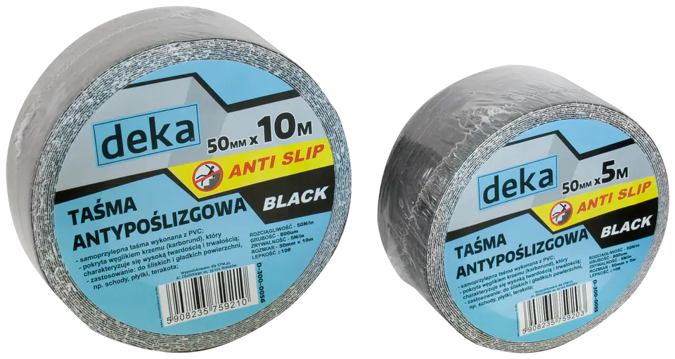 ⁨TAŚMA ANTYPOŚLIZGOWA ANTI SLIP BLACK 50MM*5M CZARNA⁩ w sklepie Wasserman.eu