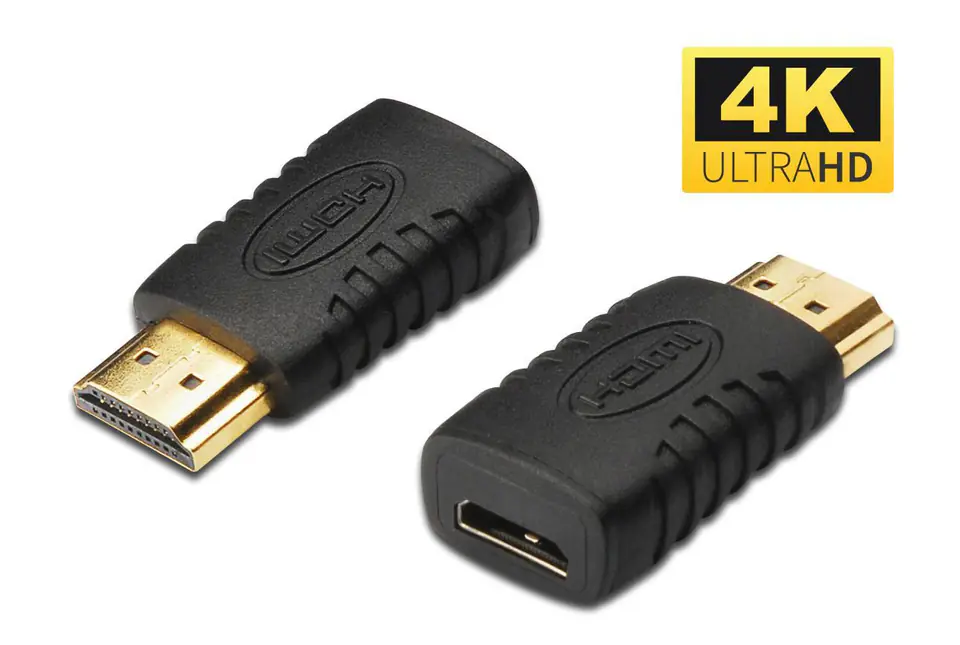 ⁨MicroConnect HDMI 19 - HDMI 19C M-F Adapter⁩ w sklepie Wasserman.eu